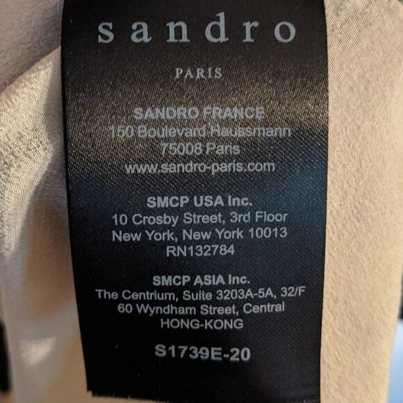 SANDRO paris | ipolit silk back sweater - Picture 7 of 9